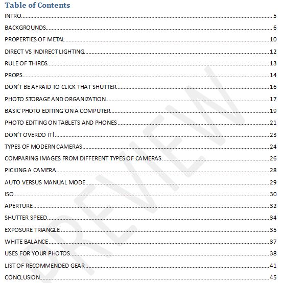 Everyday Photography for Blacksmiths (eBook)