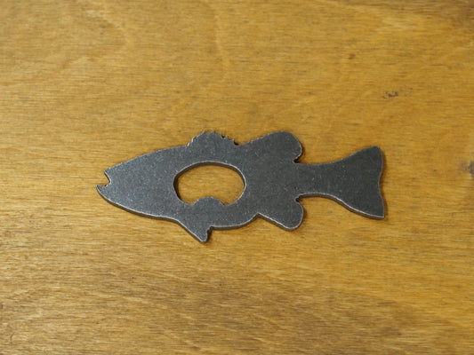 Bass Fish Bottle Opener Blank