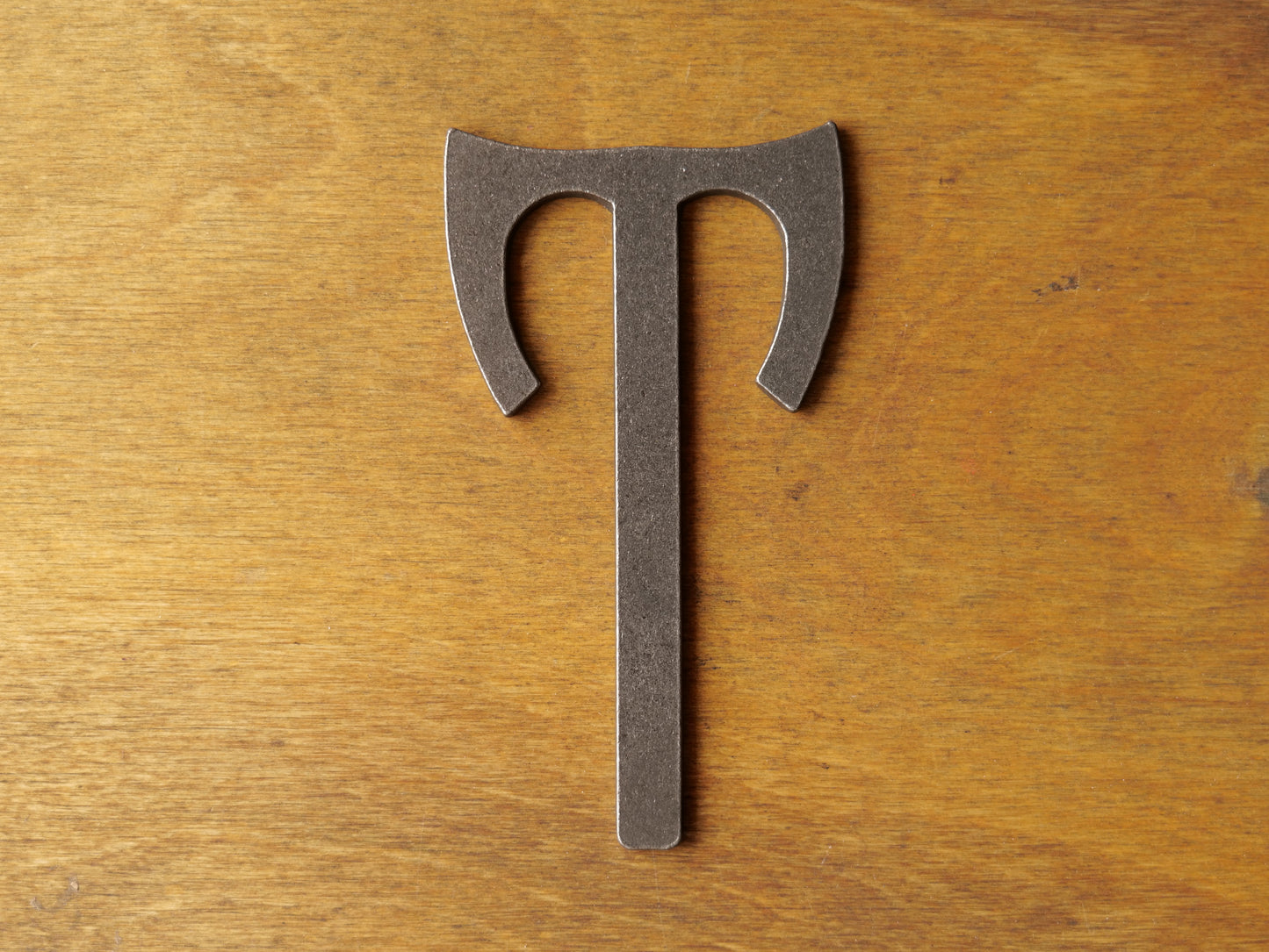 Double Bearded Viking Axe Hook Blank / Miniature