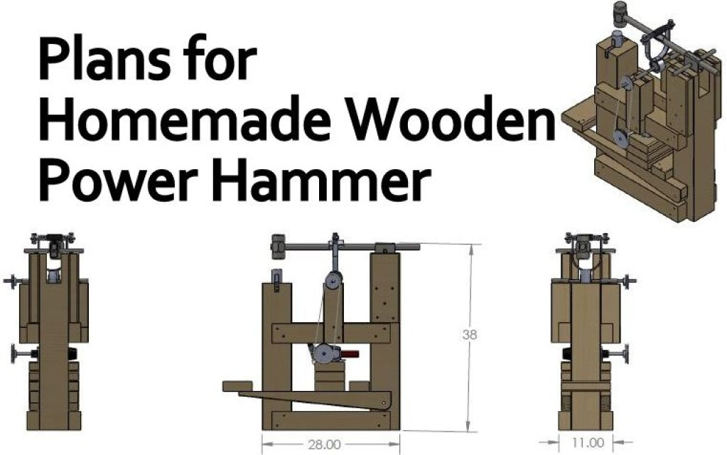 REVISTED DESIGN of my Homemade DaVinci Cam Helve Hammer PLANS