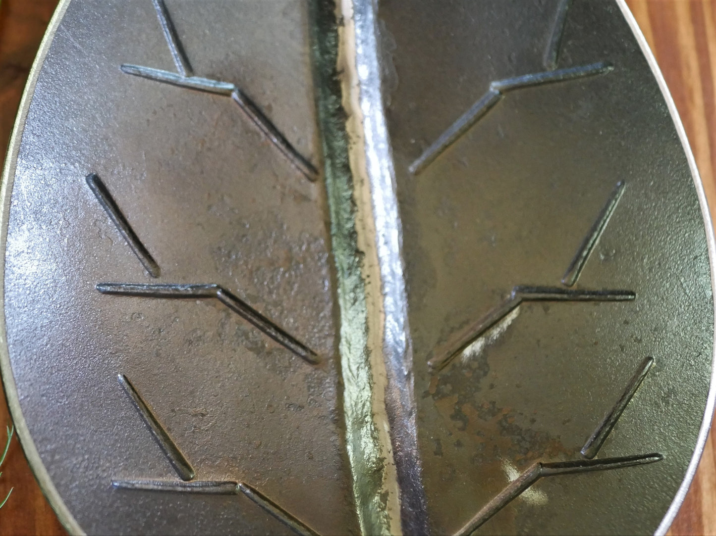 Leaf Bowl * Hand Forged Hammered Art Sculpture * Anniversary Blacksmith Made Sculpture * Leaf Bowl Dish Metal * Contemporary Modern