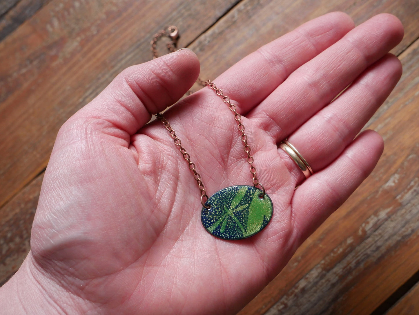 Dragonfly Necklace * Nature Jewelry * Copper Pendant* Forest Jewelry * Blue Green Jewelry * Nature Gifts for Women * One of a Kind Pendant