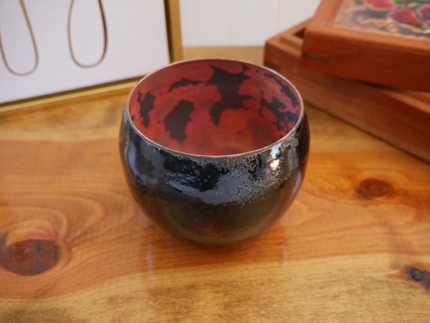 Enameled Copper Succulent Planter * Small Flower Pot * Small Planter * Mini Plant Pot * Small Planter Pot * Mini Planter * Mini Plant Holder