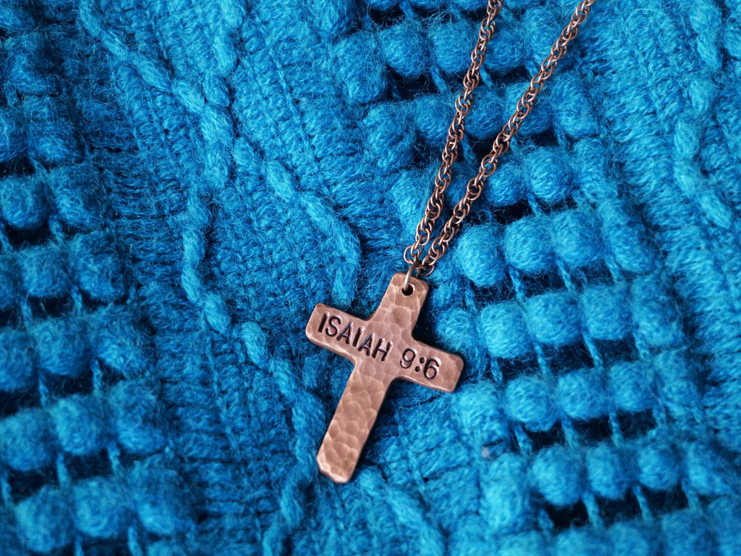 Prince of Peace Jewelry * Isaiah 9:6 Necklace * Jesus Necklace * Bible Verse Gifts * Basic Christian Cross Jewelry for Men for Women