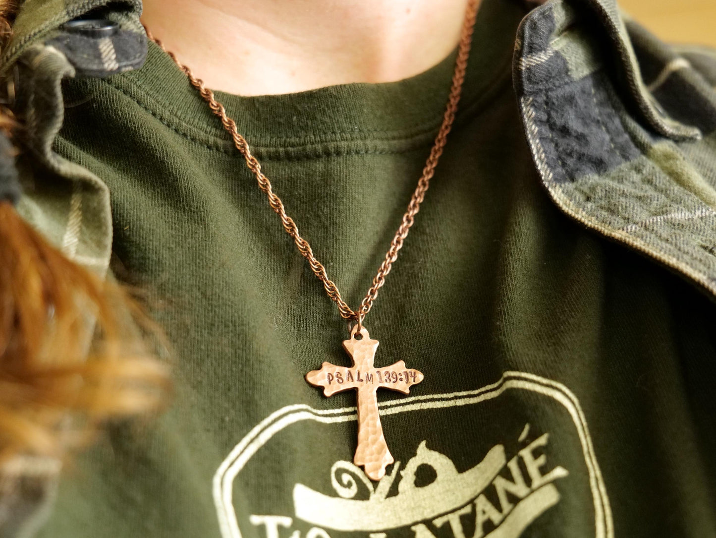 Psalm 139:14 Necklace * Fearfully and Wonderfully Made Necklace * Bible Verse Gifts * Christian Cross Jewelry for Men for Women of Faith