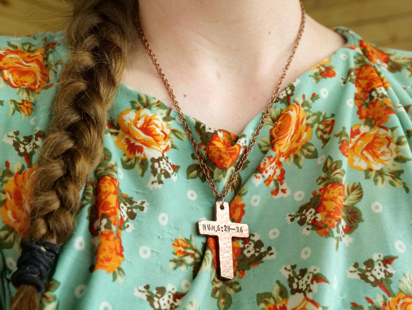 Numbers 6:24-26 Necklace * Jesus Necklace * Bible Verse Gifts * Christian Cross Jewelry for Men for Women * The Lord Bless You and Keep You