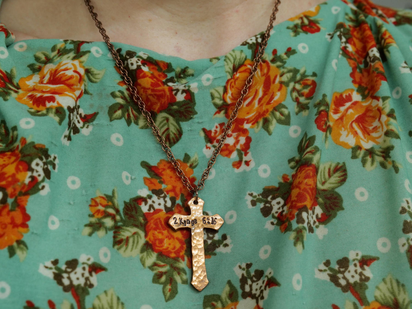 2 Kings 6:16 Necklace * 2 Kings 6 16 Fear Not Pendant * Bible Verse Gifts * Christian Jewelry for Men for Women * Arrow Cross Necklace