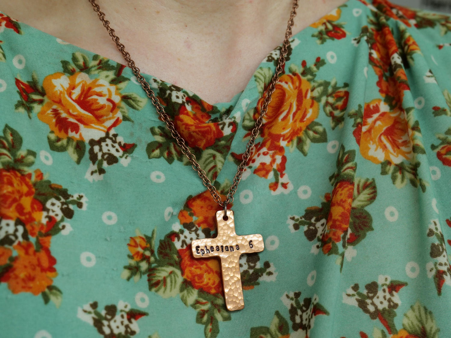 Ephesians 6 Necklace * Armor of God Pendant * Bible Verse Gifts * Basic Cross Christian Jewelry for Men for Women * Armor of God charms