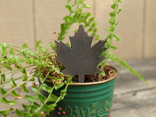 Apple Garden Stake * Metal Planter Decoration * House Plant Decorations* Outdoor Stake Decorations * Fairy Garden Accessories * Farm