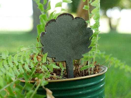 Seashell Metal Planter Decoration * Garden Stake * House Plant Decorations* Outdoor Stake Decorations * Fairy Garden Accessories * Plant