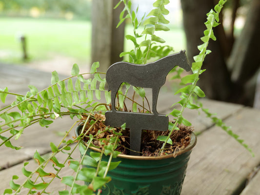 Reindeer Metal Planter Decoration * Garden Stake * House Plant Decorations* Outdoor Stake Decorations * Fairy Garden Accessories * Plant