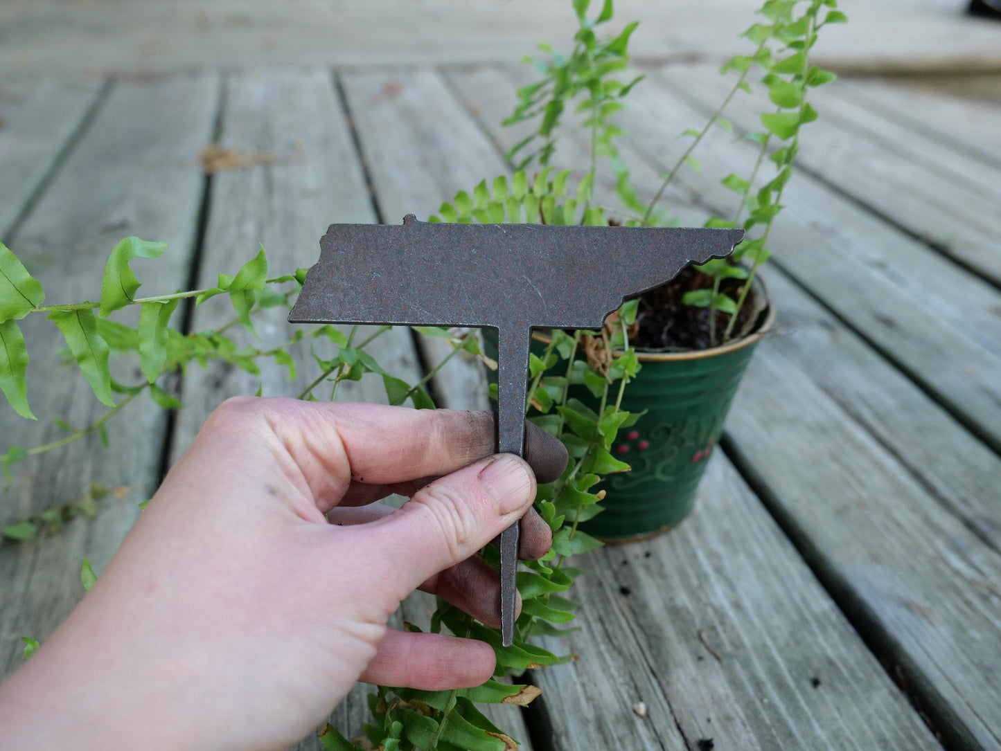 Apple Garden Stake * Metal Planter Decoration * House Plant Decorations* Outdoor Stake Decorations * Fairy Garden Accessories * Farm