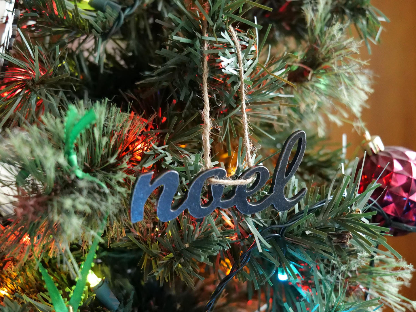Metal Noel Ornament * Christmas Decor * Winter Gifts * Christmas Stocking Ornament * Christian Gifts * Wintery Ornament Gift * Noel