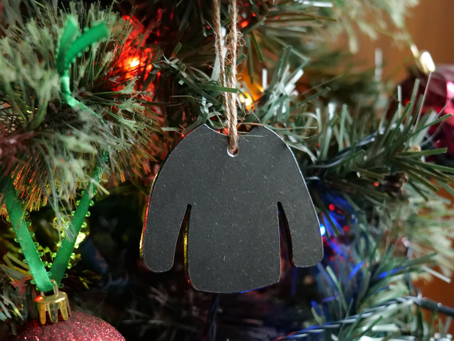 Metal Sweater Ornament * Christmas Decor * Winter Gifts * Ugly Sweater Ornament * Snow Gifts * Wintery Ornament Gift * Stocking