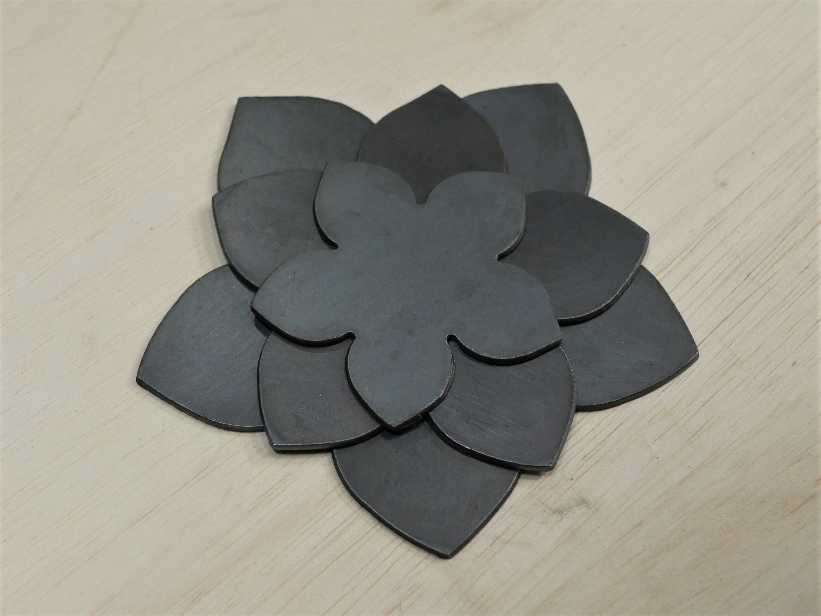 Blacksmith chrysanthemum flower blanks unfinished ready to forge 