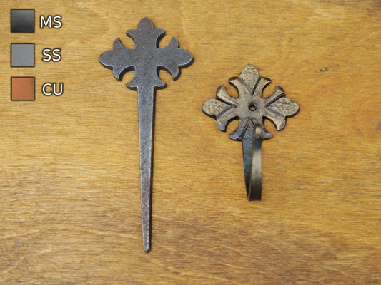 Fleur De Lis Hook Blank