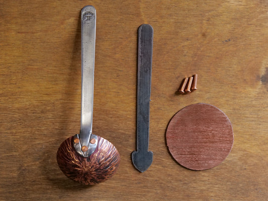 DIY Copper Coffee Scoop Kit with Spade End
