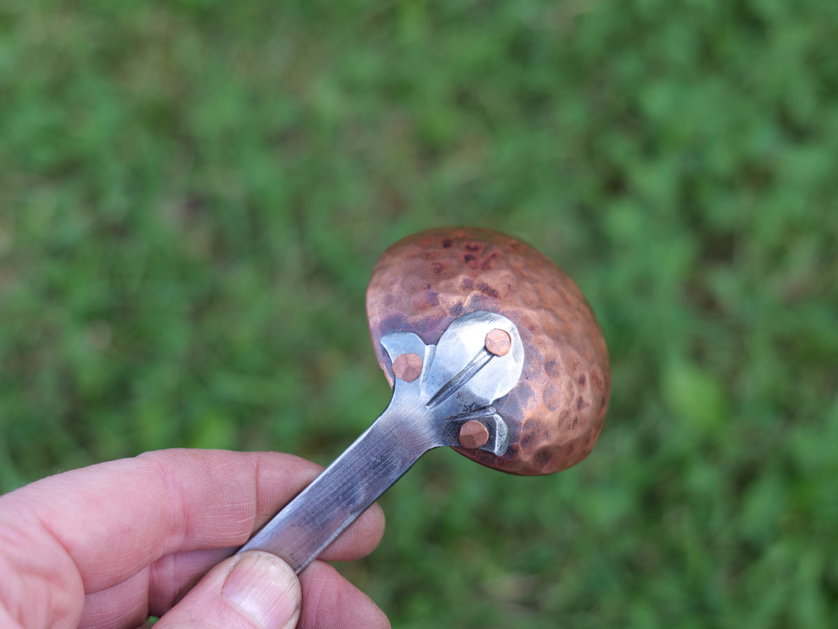 DIY Copper Coffee Scoop Kit with Fleur De Lis End