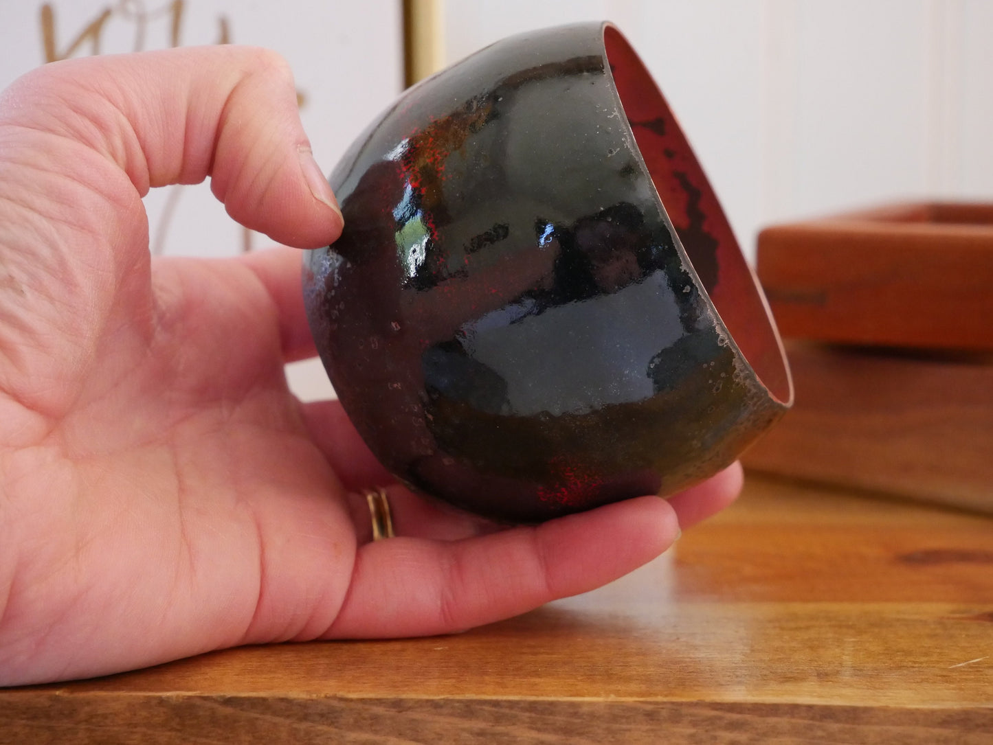 Enameled Copper Succulent Planter * Small Flower Pot * Small Planter * Mini Plant Pot * Small Planter Pot * Mini Planter * Mini Plant Holder