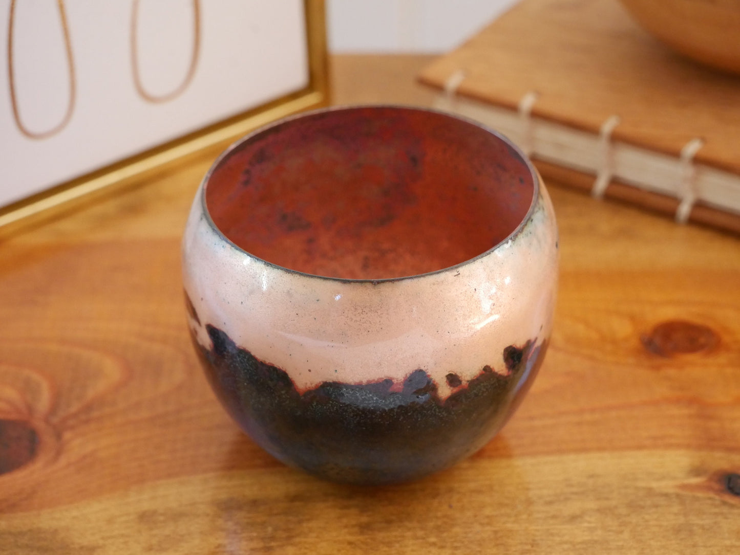 Enameled Copper Succulent Planter * Small Flower Pot * Small Planter * Mini Plant Pot * Small Planter Pot * Mini Planter * Mini Plant Holder