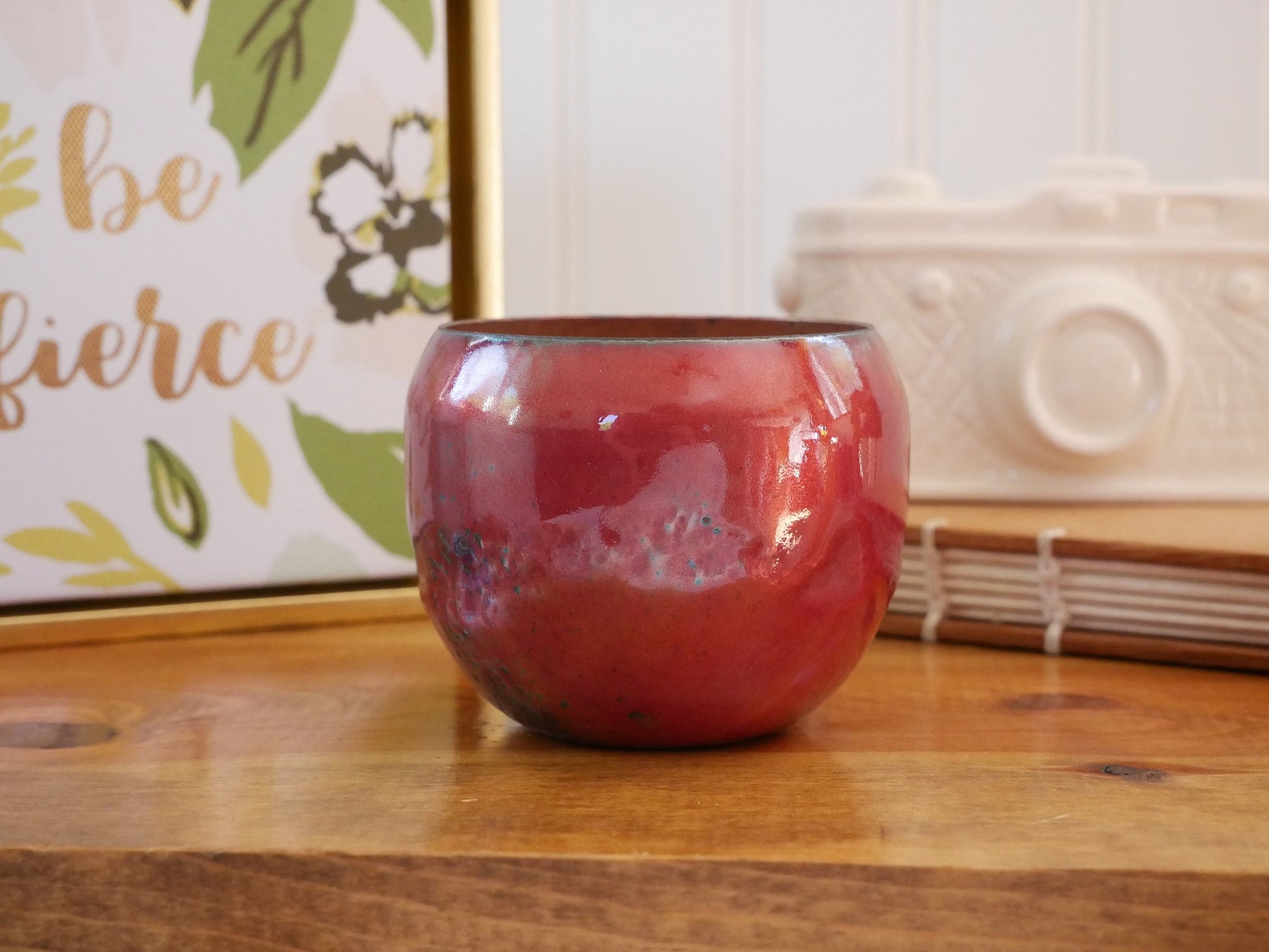 copper succulent planter Enameled Copper Succulent Planter * Small Flower Pot * Small Planter * – Christ Centered Ironworks