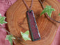 Hammered Enameled Copper Necklace Pendant * Copper 7th Anniversary Gift * Hand Forged Necklace Pendant * 7 Year Anniversary Gift * Modern