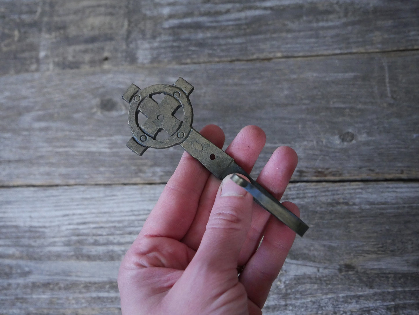 Decorative Metal Cross Wall Hooks * Hand Forged Blacksmith Made Hooks for Jewelry, Coats, Towels, Keys * Christian Gifts * Jacket Coat Hook