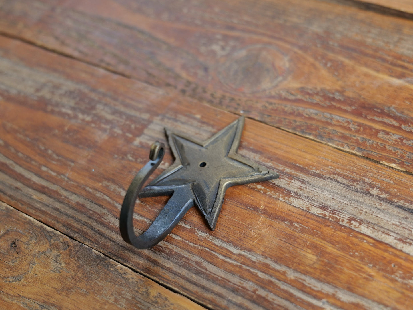 Handmade Star Hook * House Warming Gift * Primitive Home Decor *Decorative Metal Wall Hooks Hand Forged Blacksmith Made Coats, Towels, Keys