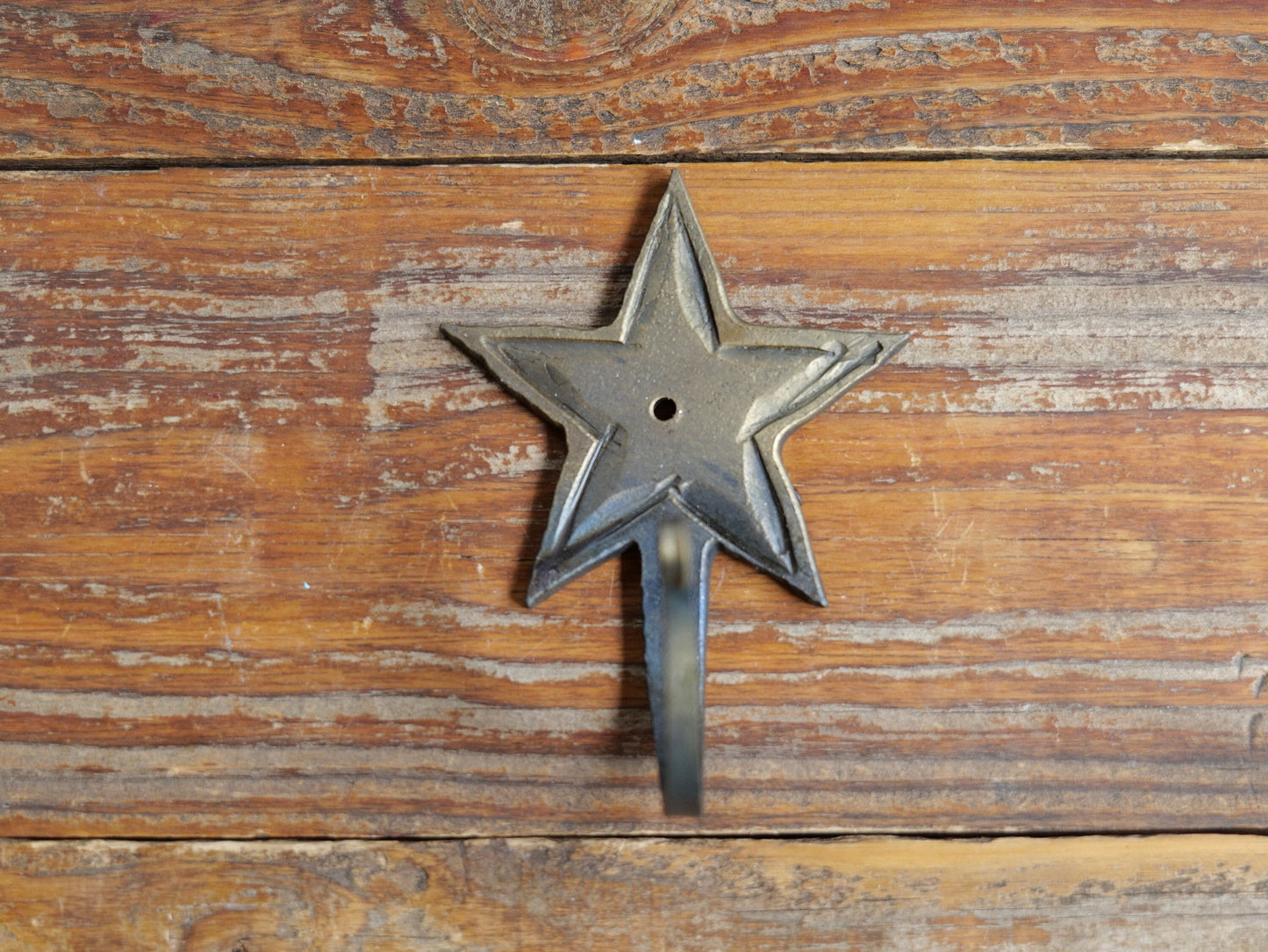 Handmade Star Hook * House Warming Gift * Primitive Home Decor *Decorative Metal Wall Hooks Hand Forged Blacksmith Made Coats, Towels, Keys