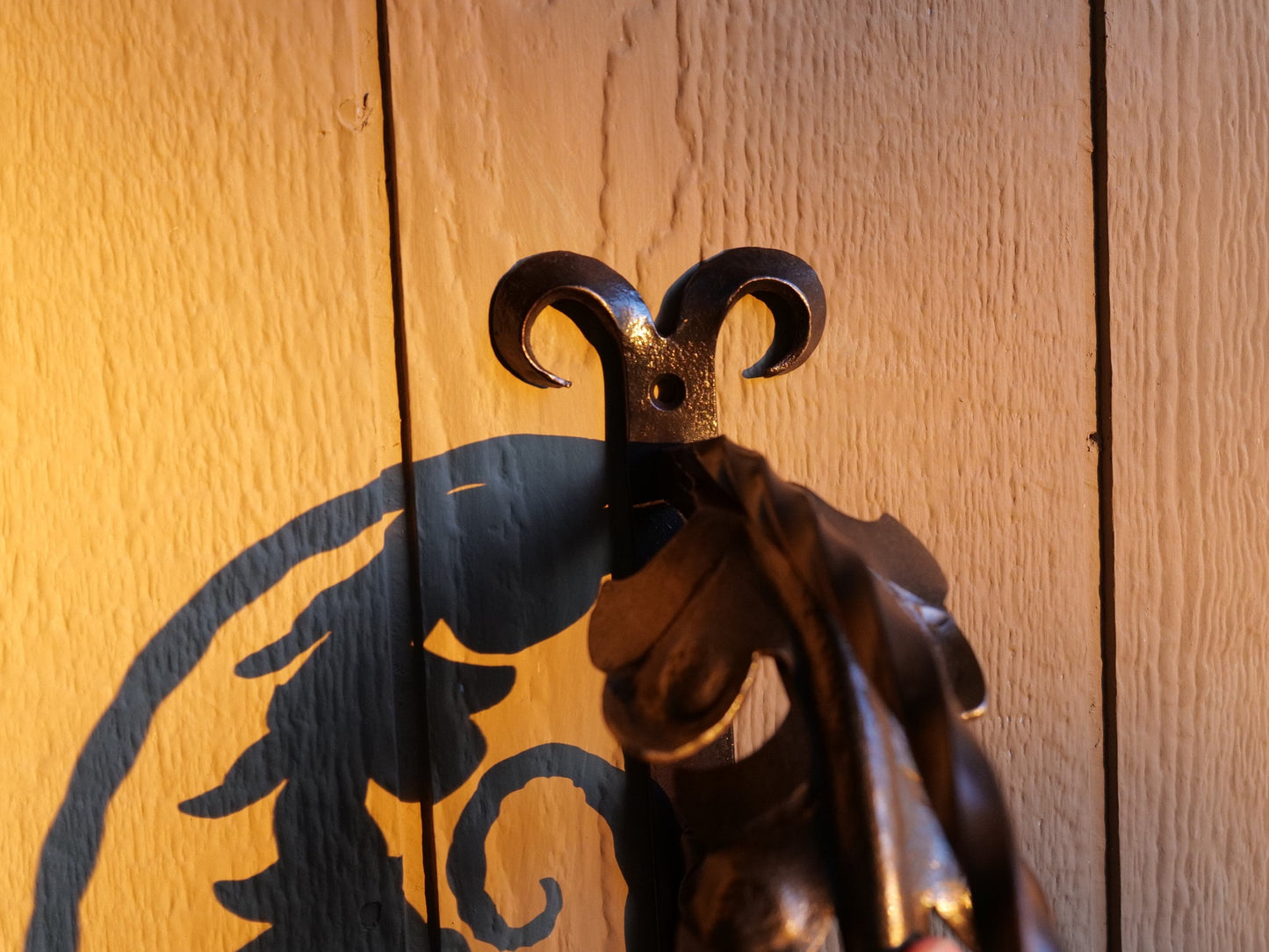 Forged Plant Hanger * Outdoor Plant Holder * Wall Plant Hanger * Forged Flower Pot Hook * Flower Pot Hanger * Outdoor Flower Holder