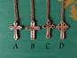 Hand Forged Copper Cross * Hammered Cross Pendant * Christian Gift for Men or Women * Forged Cross Necklace * Handmade Copper Necklace