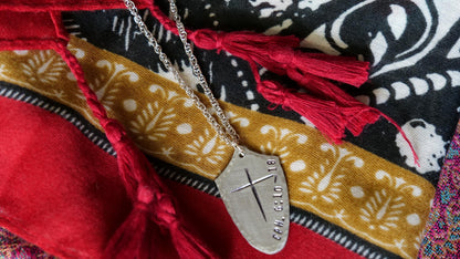 Shield of Faith Pendant* Hammered Shield Pendant * Christian Gift for Men or Women * Forged Armor of God Necklace * Ephesians 6:10-18 Verse