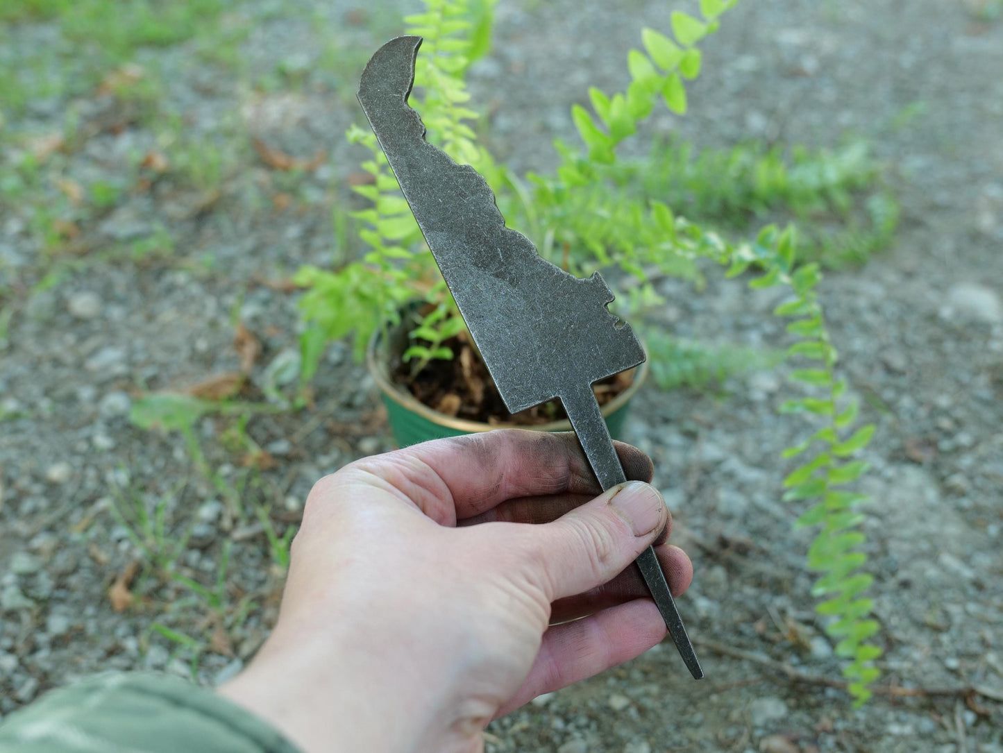 Apple Garden Stake * Metal Planter Decoration * House Plant Decorations* Outdoor Stake Decorations * Fairy Garden Accessories * Farm