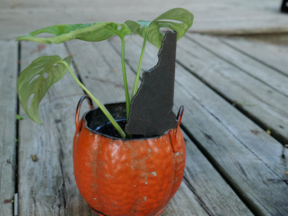 Apple Garden Stake * Metal Planter Decoration * House Plant Decorations* Outdoor Stake Decorations * Fairy Garden Accessories * Farm