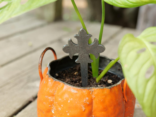 Feather Metal Planter Decoration * Garden Stake * House Plant Decorations* Outdoor Stake Decorations * Fairy Garden Accessories * Plant