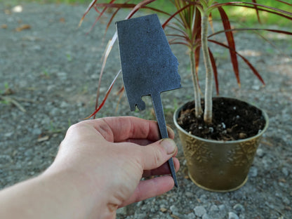 Apple Garden Stake * Metal Planter Decoration * House Plant Decorations* Outdoor Stake Decorations * Fairy Garden Accessories * Farm