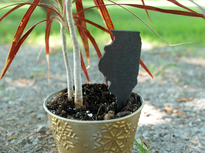 Apple Garden Stake * Metal Planter Decoration * House Plant Decorations* Outdoor Stake Decorations * Fairy Garden Accessories * Farm