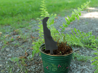 Apple Garden Stake * Metal Planter Decoration * House Plant Decorations* Outdoor Stake Decorations * Fairy Garden Accessories * Farm