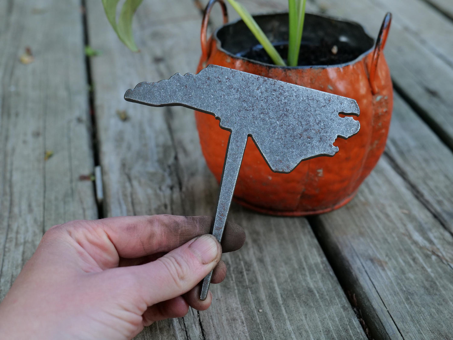 Apple Garden Stake * Metal Planter Decoration * House Plant Decorations* Outdoor Stake Decorations * Fairy Garden Accessories * Farm