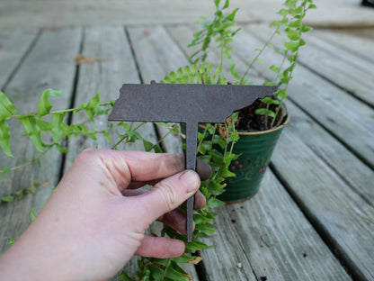 Apple Garden Stake * Metal Planter Decoration * House Plant Decorations* Outdoor Stake Decorations * Fairy Garden Accessories * Farm