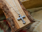 Hand Forged Steel Catholic Cross * Orthodox Cross Pendant * Gift for Men or Women * Forged Cross Necklace * Handmade Steel Necklace
