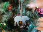 Metal Pig Ornament * Christmas Decor * Winter Gifts * Farm Ornament * Piggy Lover Gifts * Ornament Gift for Homestead * Barnyard