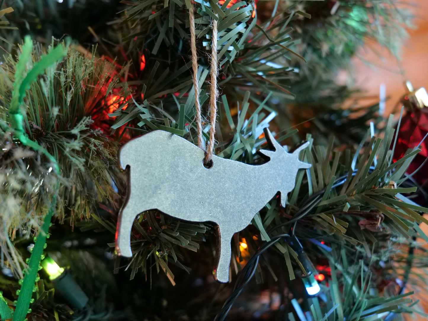 Metal Billy Goat Ornament * Christmas Decor * Winter Gifts * Farm Ornament * Buck Goat Lover Gifts * Ornament Gift for Homestead * Barnyard