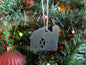 Metal Barn with Silo Ornament * Christmas Decor * Winter Gifts * Farm Ornament * Farm Lover Gifts * Ornament Gift for Homestead *Barnyard