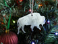Metal Bison Ornament * Christmas Decor * Winter Gifts * Wildlife Ornament * Buffalo Gifts * Wintery Ornament Gift * Woodland Animals