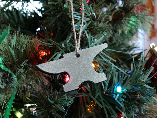 Metal London Pattern Anvil Ornament * Christmas Decor * Winter Gifts * Tool Ornament * Gift for Him* Ornament for Dad