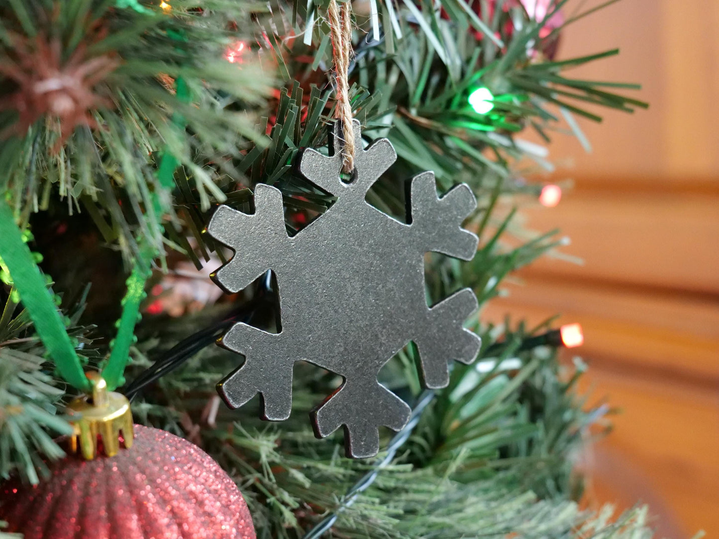 Metal Snowflake Ornament Style #3 * Christmas Decor * Winter Gifts * Christmas Ornament * Snow Gifts * Wintery Ornament Gift