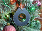 Metal Wreath Ornament * Christmas Decor * Winter Gifts * Christmas Stocking Ornament * Snow Gifts * Wintery Ornament Gift