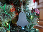 Metal Bell Ornament * Christmas Decor * Winter Gifts * Christmas Bell Ornament * Snow Gifts * Wintery Ornament Gift