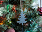 Metal Pine Tree Ornament * Christmas Decor * Winter Gifts * Christmas Tree Ornament * Snow Gifts * Wintery Ornament Gift * Fancy Tree